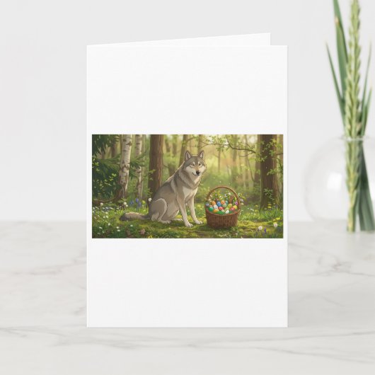 Osterwolf Karte (Vorderseite)