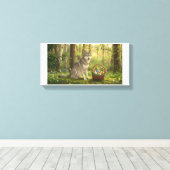 Osterwolf  leinwanddruck (Insitu (Holzboden))