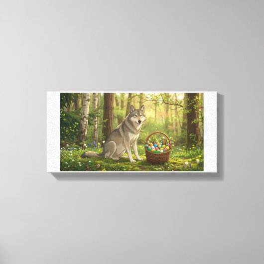 Osterwolf  leinwanddruck (Vorderseite)