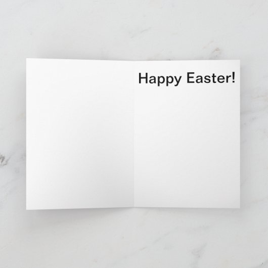 Osterwunder Feiertagskarte (Innenseite)