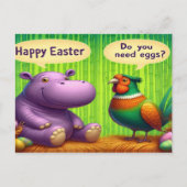 Osterwünsche: Das Eierangebot des Pazifiks Feiertagspostkarte (Vorderseite)