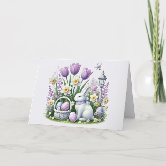 Osterwünsche Einladung (Vorderseite)