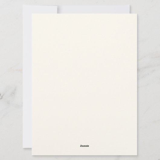 Osterwünsche Feiertagskarte (Rückseite)