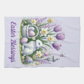 Osterwünsche Geschirrtuch (Horizontal)