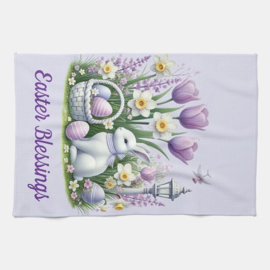 Osterwünsche Geschirrtuch (Horizontal)
