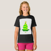 Osterwünsche Girls Black Basic T Shirt (Vorne ganz)