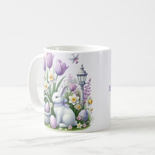 Osterwünsche Kaffeetasse (Vorderseite Links)