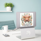 Osterwünsche - Osteraufkleber Aufkleber (Laptop auf Schreibtisch)