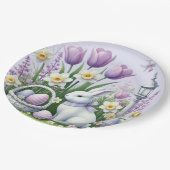 Osterwünsche Pappteller (Schrägansicht)