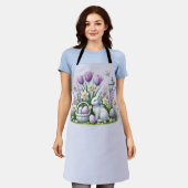 Osterwünsche Schürze (Getragen)