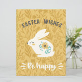 Osterwünschkarte Feiertagskarte (Stehend Vorderseite)