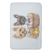 OsterYorkshire Terrier Dogs Badematte (Vorderseite Vertikal)
