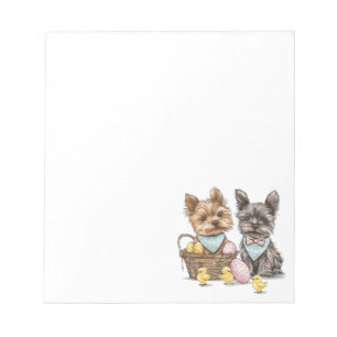 OsterYorkshire Terrier Dogs Notizblock
