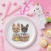 OsterYorkshire Terrier Dogs Pappteller (Party)