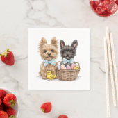 OsterYorkshire Terrier Dogs Serviette (Beispiel)