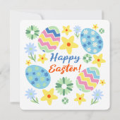 Osterzeit ist er aufgetaucht einladung (Rückseite)