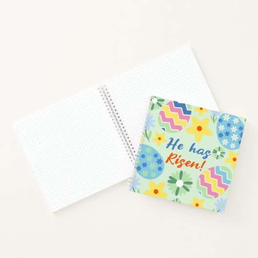 Osterzeit ist er aufgetaucht notizblock (Innenseite)