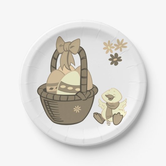 Osterzeit Pappteller (Vorderseite)