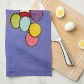 Osterzgebrannte Hühner - Darstellung Küchentuch (Viertel Falte)