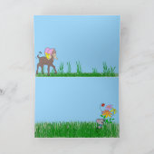 Osterziege Feiertagskarte (Innenseite)