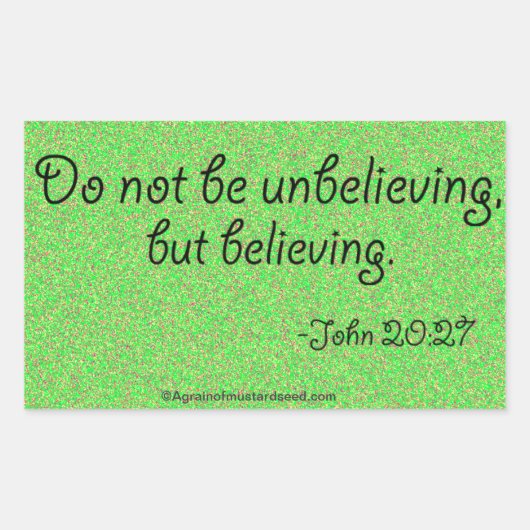 Osterzitate Rechteckiger Aufkleber (Vorderseite)