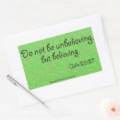 Osterzitate Rechteckiger Aufkleber (Umschlag)