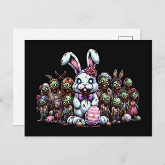 Osterzombies Postkarte (Vorne/Hinten)