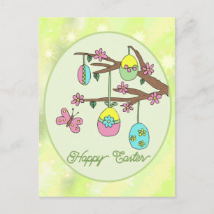 Osterzweig postkarte