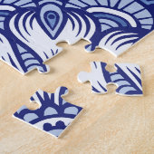 Ostethnische Henna Nahtloses Muster Puzzle (Seite)