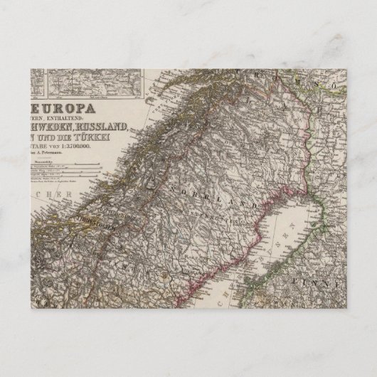 Osteuropa, Norwegen Postkarte (Vorderseite)