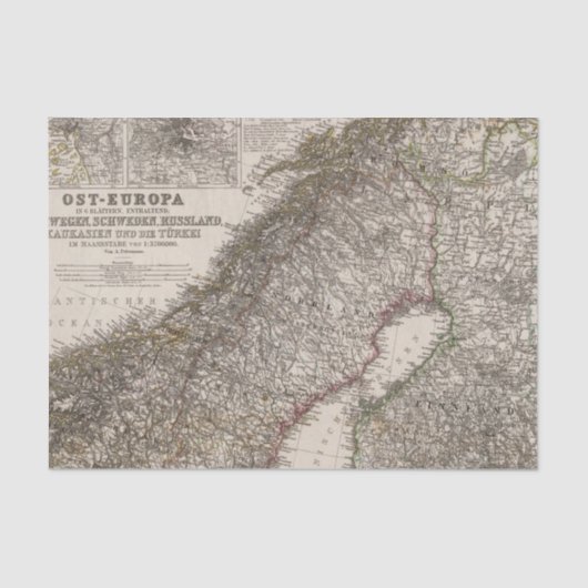 Osteuropa, Norwegen Seidenpapier (Vorderseite)