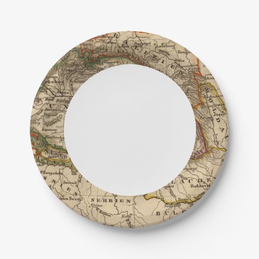 Osteuropa Pappteller (Vorderseite)