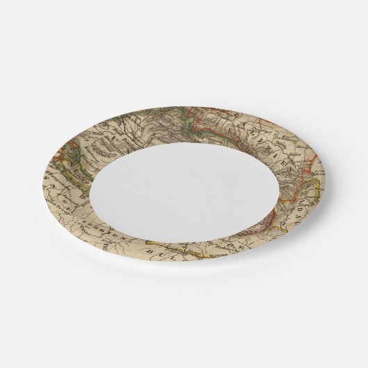 Osteuropa Pappteller (Schrägansicht)