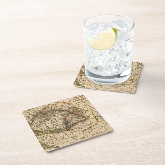 Osteuropa Rechteckiger Pappuntersetzer (Vor Ort)