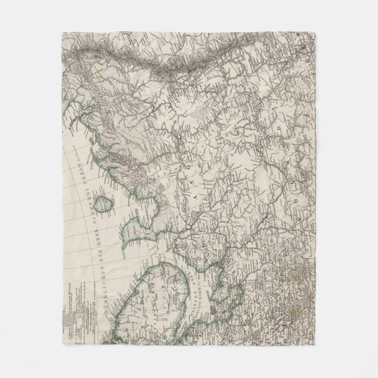 Osteuropa, Russland Fleecedecke (Vorderseite)