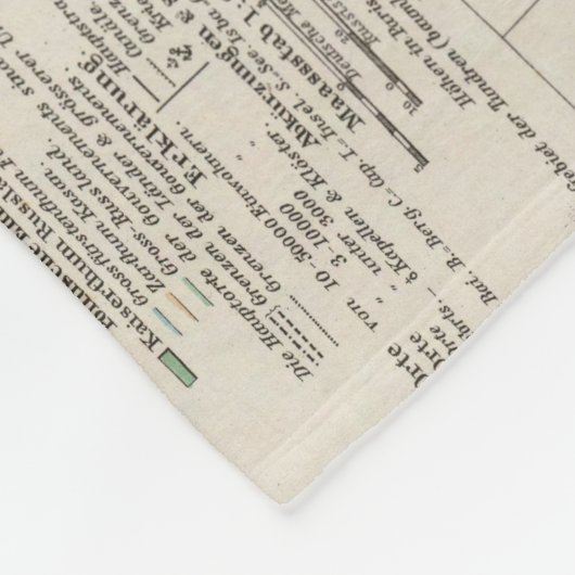 Osteuropa, Russland Fleecedecke (Ecke)