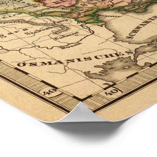 Osteuropa und Russland Poster (Ecke)