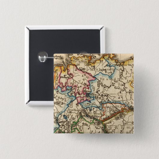 osteuropäische Karte Button (Vorne & Hinten)