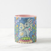 OSTFAIRE, RABBIT-TASSE Combo Pink *Anpassen Tasse (Zentrum)