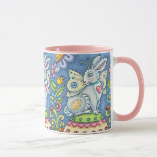 OSTFAIRE, RABBIT-TASSE Combo Pink *Anpassen Tasse (Rechts)
