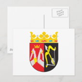 Ostfinnischer Wappen Postkarte (Vorne/Hinten)