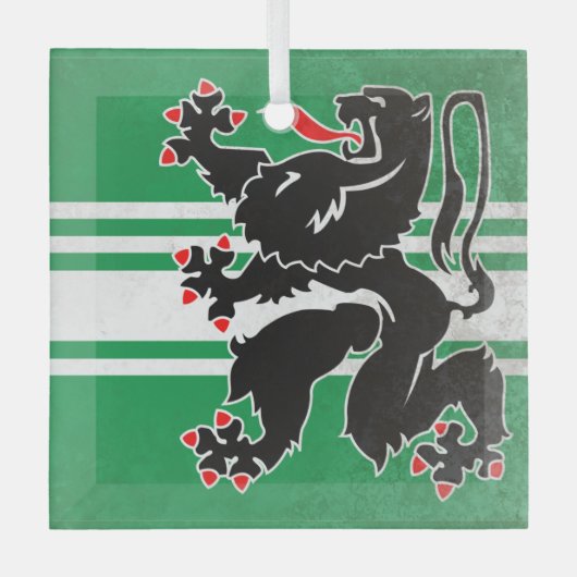 Ostflandern Ornament Aus Glas (Vorderseite)