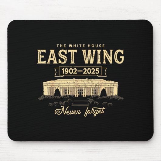 Ostflügel 1902 2025 Niemals vergessen Retro  Mousepad (Vorne)