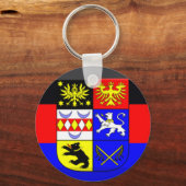 Ostfriesland Flag Gem Schlüsselanhänger (Vorderseite)