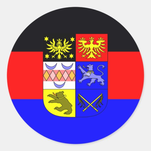 Ostfriesland, Flagge Runder Aufkleber (Vorderseite)