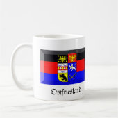 Ostfriesland Flaggen-Edelstein Kaffeetasse (Links)