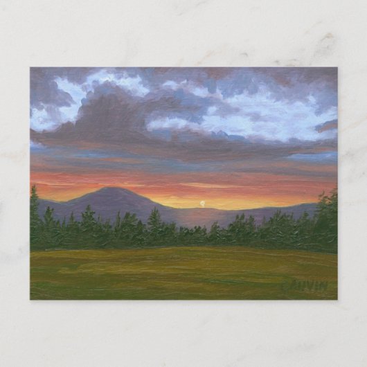 Ostgebirgslandschaftpostkarte burkes Vermont Postkarte (Vorderseite)