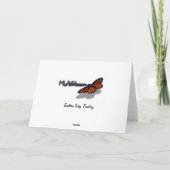 Ostgraue Treefrog Naturfotografie Karte (Rückseite)