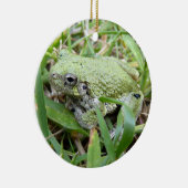 Ostgraue Treefrog Naturfotografie Keramik Ornament (Rechts)