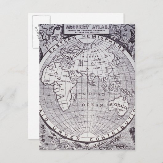 Osthalbkugel Postkarte (Vorne/Hinten)